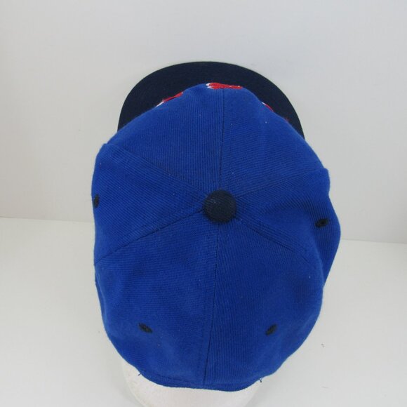 USA Embroidered Patch Logo Men's Blue Adjustable Snapback Cap Hat by Ole Panna - Picture 5 of 8